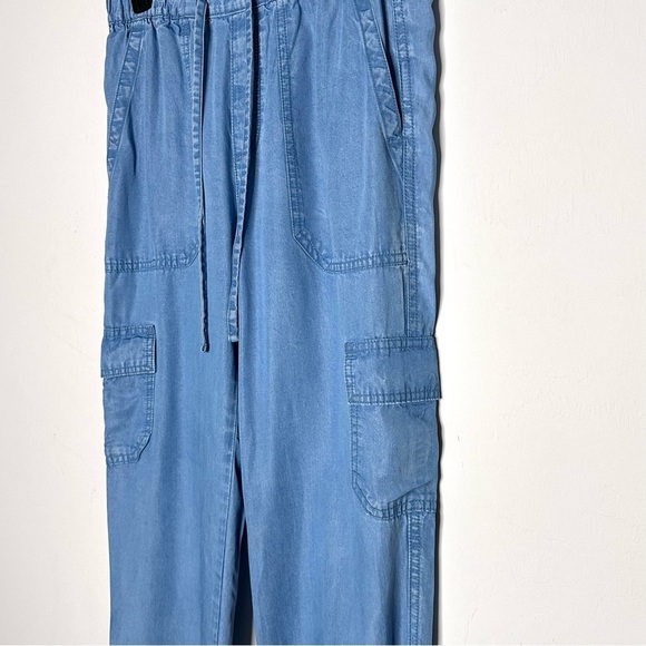 ❌5/$25❌ GAP Easy Pant Tencel Chambray Cargo Pants XS - Picture 3 of 5